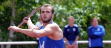 Als Deutscher Meister hätte er das Olympiaticket sicher: USC-Speerwerfer Julian Weber.