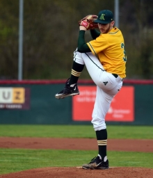 Ließ nur einen Run zu: A's-Pitcher Tim Stahlmann.