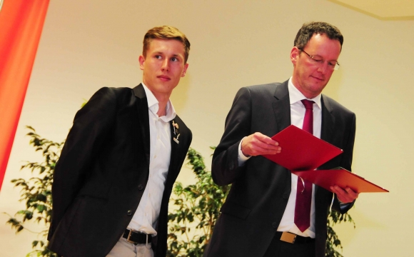 Impressionen von der Sportlerehrung am Dienstagabend.