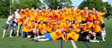 Entscheidung am vorletzten Spieltag: Der FSV Saulheim grüßt als Meister der A-Klasse.