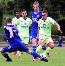 Pablo De Blasis eröffnete nach sechs Minuten im Testspiel gegen den deutlich unterlegene US-Profiklub Switchbacks FC das Toreschießen.