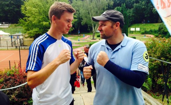 Hau den Lukas? Nein, MGC-Neuzugang Neumann (l.) setzte sich im Matchplay-Finale gegen Marcel Noack (r.) durch.