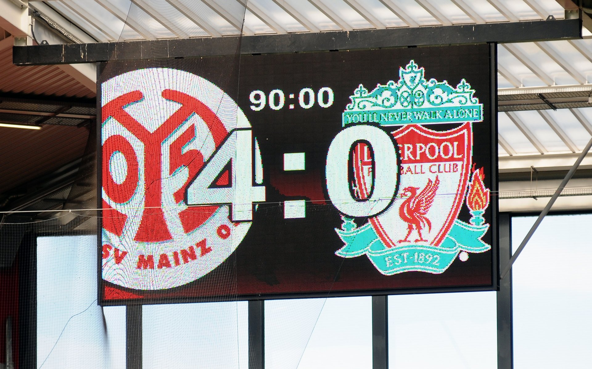 Das gab's noch nie: einen Mainzer 4:0-Sieg gegen den FC Liverpool. Vor zehn Jahren war es noch ein 5:0.
