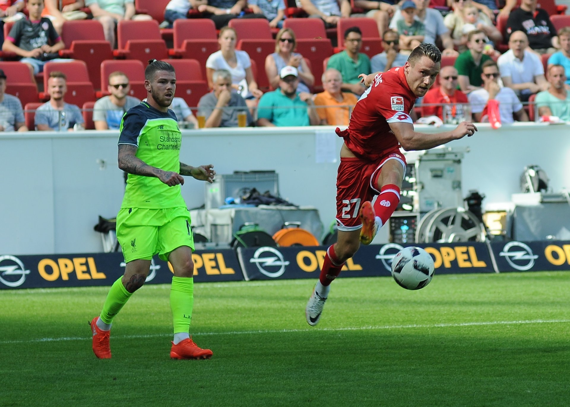 Christian Clemens hatte vor der Pause mehrere Schussmöglichkeiten.