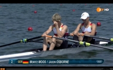 Fokussiert und konzentriert auf das große Ziel: Jason Osborne (links) und Moritz Moos kurz vor dem Start des Hoffnungslaufs. Am Ende wurde es ein souveräner Sieg.