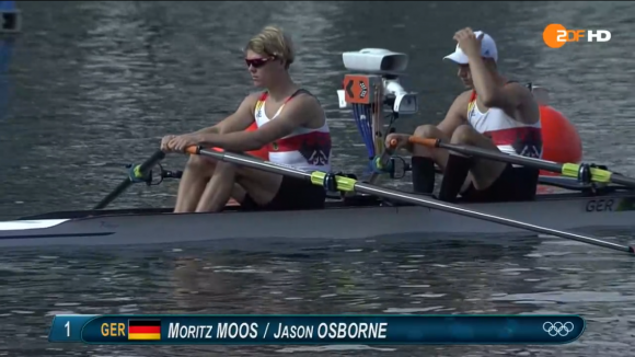 Bahn eins brachte Jason Osborne (links) und Motz Moos kein Glück.