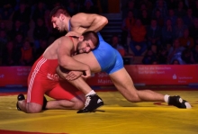 Geno Petriashvili (l.) will in Rio seine WM-Bronzemedaille toppen.