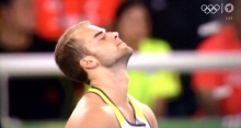 Da war's vorbei: Julian Weber fiel im dritten Durchgang noch auf den neunten Rang zurück und verpasste den Endkampf im olympischen Speerwurf-Finale.