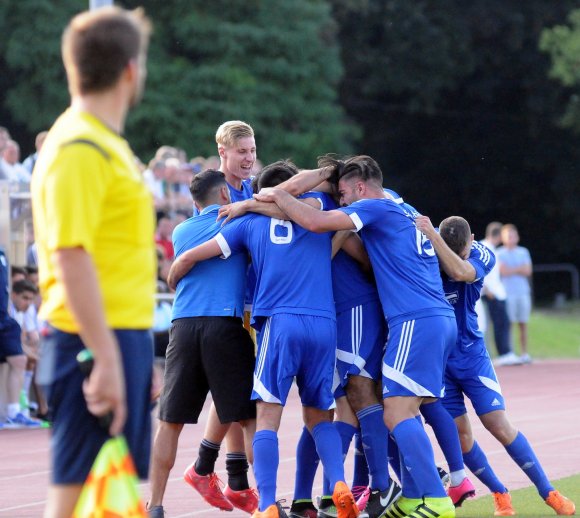 So würden sie in Gonsenheim gerne nach dem Spiel gegen den FSV Jägersburg jubeln.
