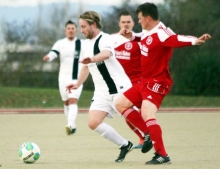Beim jüngsten Aufeinandertreffen erwischte die TSG Hechtsheim (l. Steffen Jennerke) erneut einen schwachen Tag gegen die SVW Mainz (r. Thorsten Kleber) und unterlag deutlich mit 1:4.