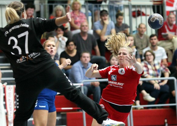 Romana Gerisch ist eine von fünf Neuzugängen von Handball-Zweitligist FSG Mainz 05/Budenheim, die erstmals in einem Pflichtspiel das FSG-Trikot trugen.
