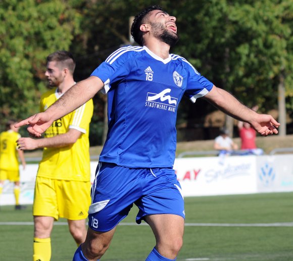 Maziar Namavizadeh hat zum zweiten Mal an diesem Nachmittag getroffen.  Doch auch das 4:2 ist noch nicht der Schlusspunkt in der Partie des SVG gegen den SV Morlautern.