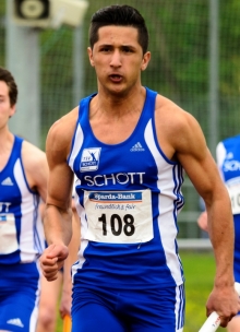 Siyar Nazary, Jahrgang 1997, hat sich über 100 Meter bereits für die U18- und die U20-DM qualifiziert.