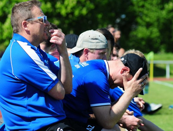 „Schöne Scheiße“, befand der Essenheimer Abteilungsleiter Udo Graf nach dem 3:4 gegen die SG Harxheim.