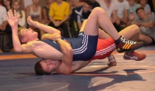 Bayram Shaban (u.) führte sich in Nackenheim mit einem technisch überlegenen Punktsieg...