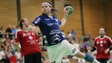 Gegenstoßspieler Benjamin Kröhle hatte in Mülheim genügend Gelegeheiten, seine Stärke auszuspielen und kam auf starke sieben Feldtore.