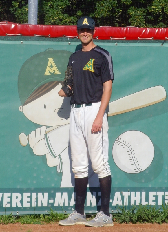 Zwei-Meter-Gardemaß, Linkshänder:  Der 26-jährige US-Amerikaner Michael McIver wird ab sofort die verletzten Pitcher Pitcher Pascal Raab und Tim Stahlmann ersetzen.