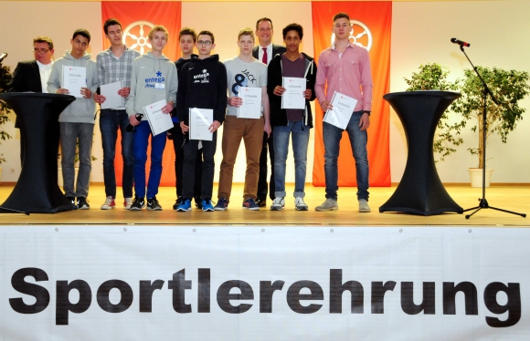 Impressionen von der Sportlerehrung am Dienstagabend.