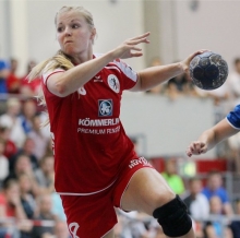 Romana Gerisch kommt mit der FSG Mainz 05 allmählich in Fahrt. Gegen den Vorjahresdritten SG H2Ku Herrenberg fuhr das Zweitligateam den zweiten Erfolg hintereinander ein und verließ die Abstiegsplätze. Gerisch erzielte zum 7:6 die erste Führung ihrer Mannschaft in der Partie.