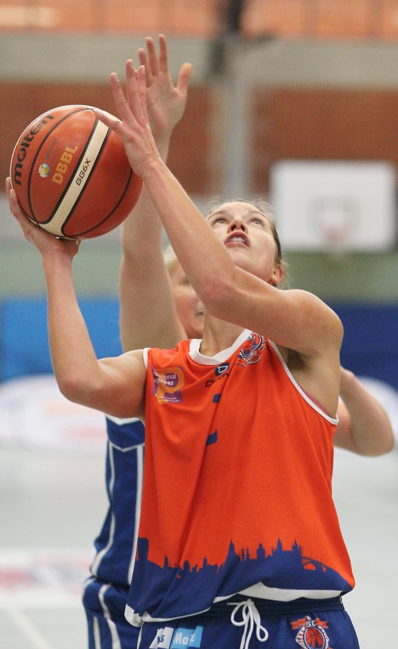 Eva Marschall war mit ihrer eigenen Leistung unzufrieden - und auch mit der des Team in der zweiten Halbzeit.