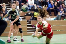 Rechtsaußen Natalie Niekrawietz kam gegen die TSG Ketsch auf zwei Feldtore. Alle Feldspielerinnen konnten sich in die Torschützenliste eintragen.