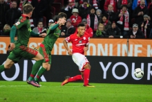 Das war der Schlusspunkt der spektakulären 95 Minuten: Karim Onisiwo erzielte in der Nachspielzeit das 4:2-