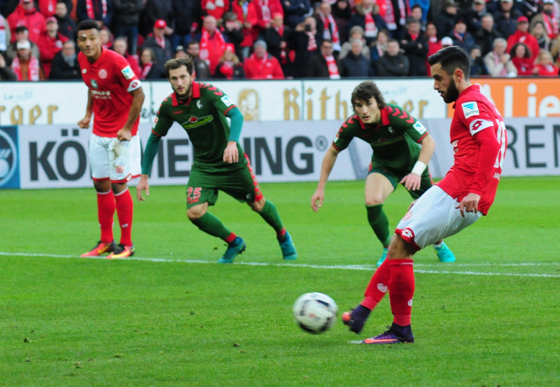 ...aber ein zweites Mal verwandeln musste...