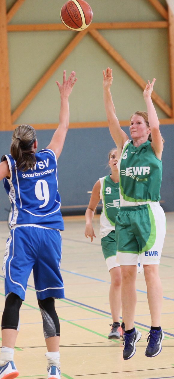 Sorgte mit ihren 25 Punkten für fast die Hälfte der Nieder-Olmer Ausbeute in Kaiserslautern: Dorothee Schäfer.
