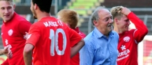 Mit dem Heimsieg gegen die TuS Koblenz hatten die 05-Amateure vorzeitig die Aufstiegsspiele erreicht. Jetzt hoffen Manager Manfred Lorenz und alle Beteiligten auf den großen Coup: den Drittligaaufstieg.