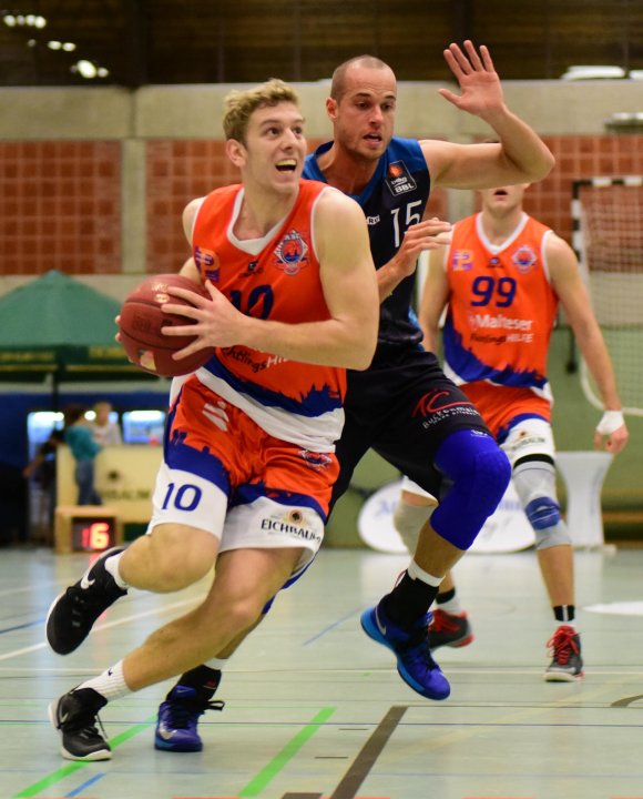 Einer der Lichtblicke in Karlsruhe: Flügelspieler Fabian Bahlke.