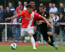 Wenn Heinz Mörschel und die 05-B-Junioren am Bruchweg den FSV Frankfurt empfangen, wissen sie bereits, wie Verfolger VfB Stuttgart gespielt hat.
