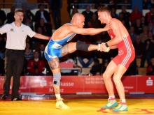 Ilir Sefaj liefere Yowlys Bonne Rodriguez eine groén Kampf.