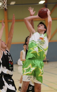 In Nürnberg kassierten Matthias Groh (hier im Derby gegen die SG RheinHessen) und die DJK Nieder-Olm ihre bislang schlimmste Saisonniederlage.