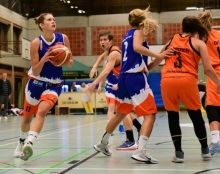 Eva Marschall und die ASC-Frauen boten den Rhein-Main-Baskets lange erfolgreich Gegenwehr. Erst im vierten Viertel ließen sie abreißen.