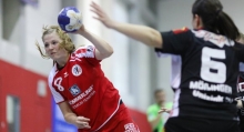 Romana Gerisch hielt die FSG Mainz 05/Budenheim mit einer perfekten Bilanz von der Siebenmeterlinie lange im Spiel. 