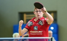 Irvin Bertrand muss nicht mehr machen als Hinrundenspiel gegen den TTC Weinheim. Zu Hause gewann der junge Franzose seine beiden Einzel.