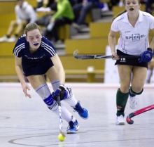 EIn Treffer von Anna Bonkowski, hier im Einsatz im Team der Regionalligafrauen, bescherte der weiblichen A-Jugend des TSV Schott bei der Südwestdeutschen Meisterschaft den Vorrundensieg gegen den Rüsselsheimer RK.