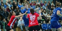 Die Halle war gegen die TSG Eddersheim besser besetzt als in jedem anderen Heimspiel der SG TSG/DJK Bretzenheim in dieser Saison, aber das Ergebnis stimmte für Kim Quetsch und ihr Team am Ende nicht. Beim Tabellenzweiten hoffen die Bretzenheimerinnen am Sonntag auf die Revanche.