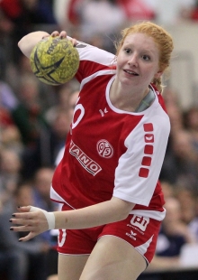 Bisher war Perspektivspielerin Katrin Feldmann noch hauptsächlich im Oberligateam der 05er gefordert. Zur neuen Runde gehört sie fest dem Zweitligakader an.