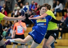 Nun ist es doch noch passiert: Nach einer nahezu verletzungsfreien Saison des Bretzenheimer Kaders hat Anika Schmitt sich mit einem dreifachen Mittelhandbruch aus der Saison verabschiedet.