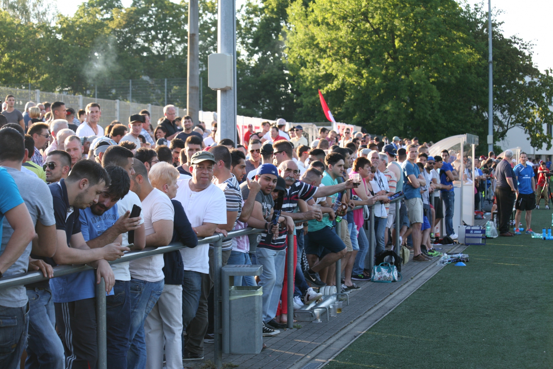 Ein Jahr nach den Verbandsliga-Aufstiegsspielen hatte Fortuna Mombach mal wieder volles Haus.