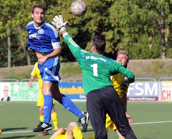 Musste am Dienstag das Training abbrechen, kann aber am Sonntag auflaufen: SVG-Kapitän Maximilian Kimnach.