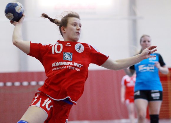 Isa Graebling war als Stammspielerin des FSG-Oberligateams zusammen mit Johanna Holstein für fast die Hälfte der Mainzer Treffer zuständig.