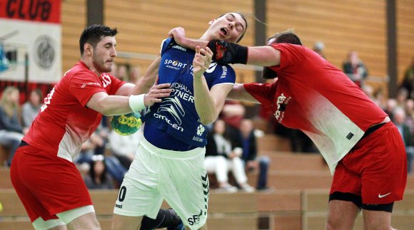 Pech für Lukas Scheer, dass für ihn gegen die HSG Völklingen nach einer dritten Zweiminutenstrafe bereits in der 40. Minute Schluss war.