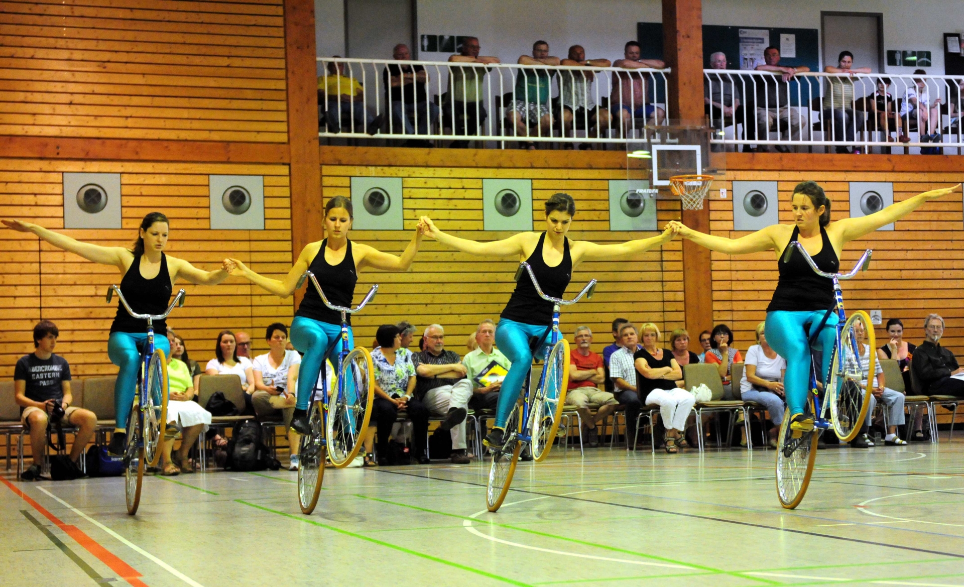 Konkurrenzlos: Das Quartett des RV Ebersheim.