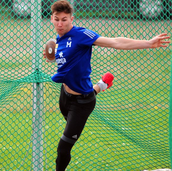 Einstieg geglückt: Nach langer Pause erzielte Niklas Kaul 47,06 Meter mit dem Diskus...