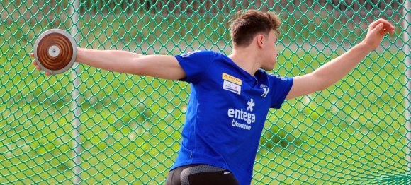 Deutlich gesteigert: Niklas Kaul warf den Diskus auf 49,69 Meter.