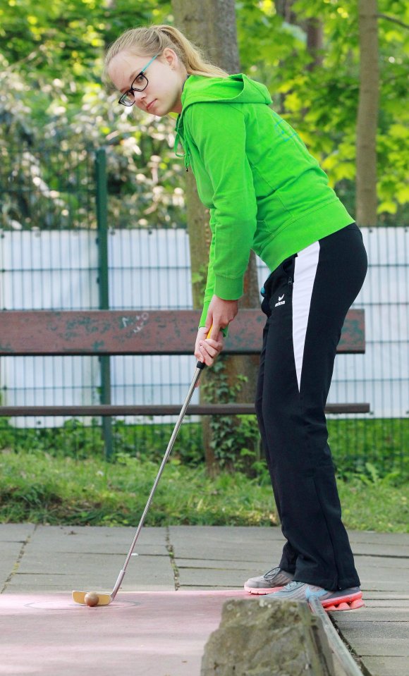 Auch die MGC-Frauen, im Bild Ersatzspielerin Selina Krauss, setzten sich trotz eines schwachen Einstiegs in den Spieltag am Ende gegen die Konkurrenz durch.