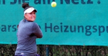 Deutlich gesteigert: Nina Alibalic konnte ihr Spiel gegen den TC Lauffen konsequenter durchziehen als in Offenbach. 