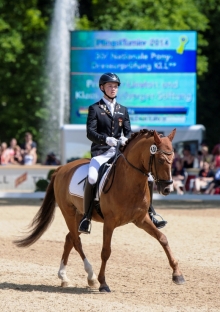 Fünftbester Ponyreiter in Wiesbaden: Raphael Netz.